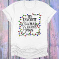 My Favorite Christmas Light is Jesus Graphic Tee