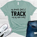 My Favorite Sport is Track -ing My Online Orders Graphic Tee