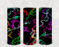 Neon Lightning 20 oz Skinny Tumbler