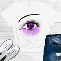 Orchid Ribbon Awareness Eye Graphic Tee