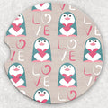 Car Coaster Set - Penguin Love