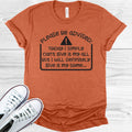 Please be Advised Graphic Tee