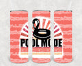 Pool Mode 20 oz Skinny Tumbler