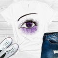 Purple Ribbon Awareness Eye Graphic Tee