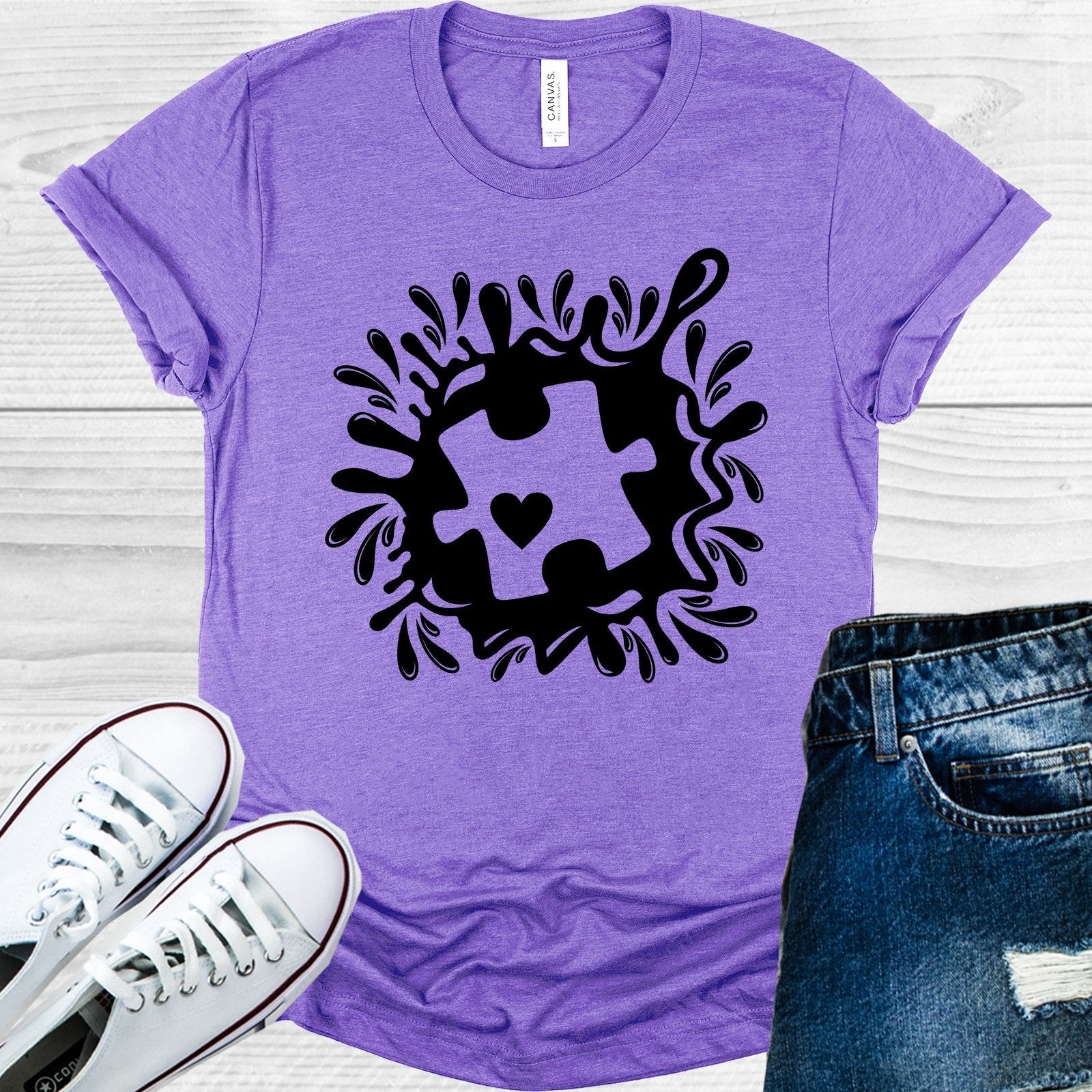 Puzzle Piece Graphic Tee