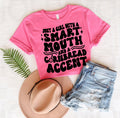 Just a Girl with a Smart Mouth Graphic Tee