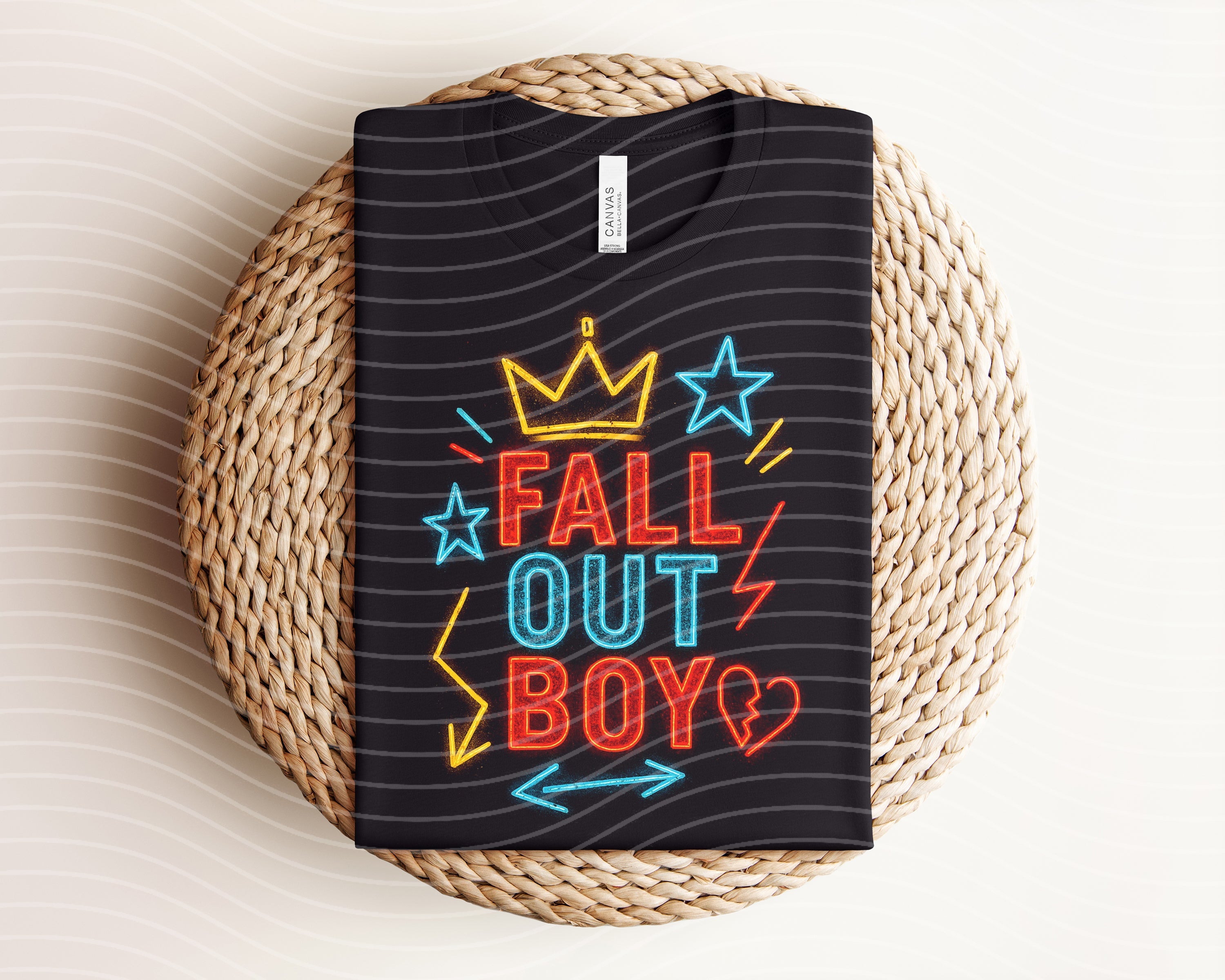 Fall Out Boy Neon Graphic Tee