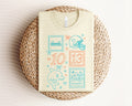 Dolphins Coquette Stamps Graphic Tee