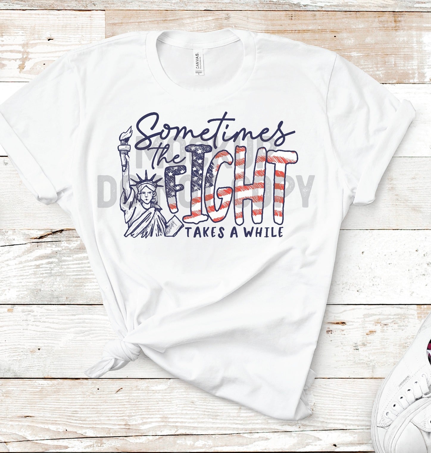 Sometimes the Fight Takes a While Graphic Tee