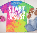 Start Today with Jesus Graphic Tee