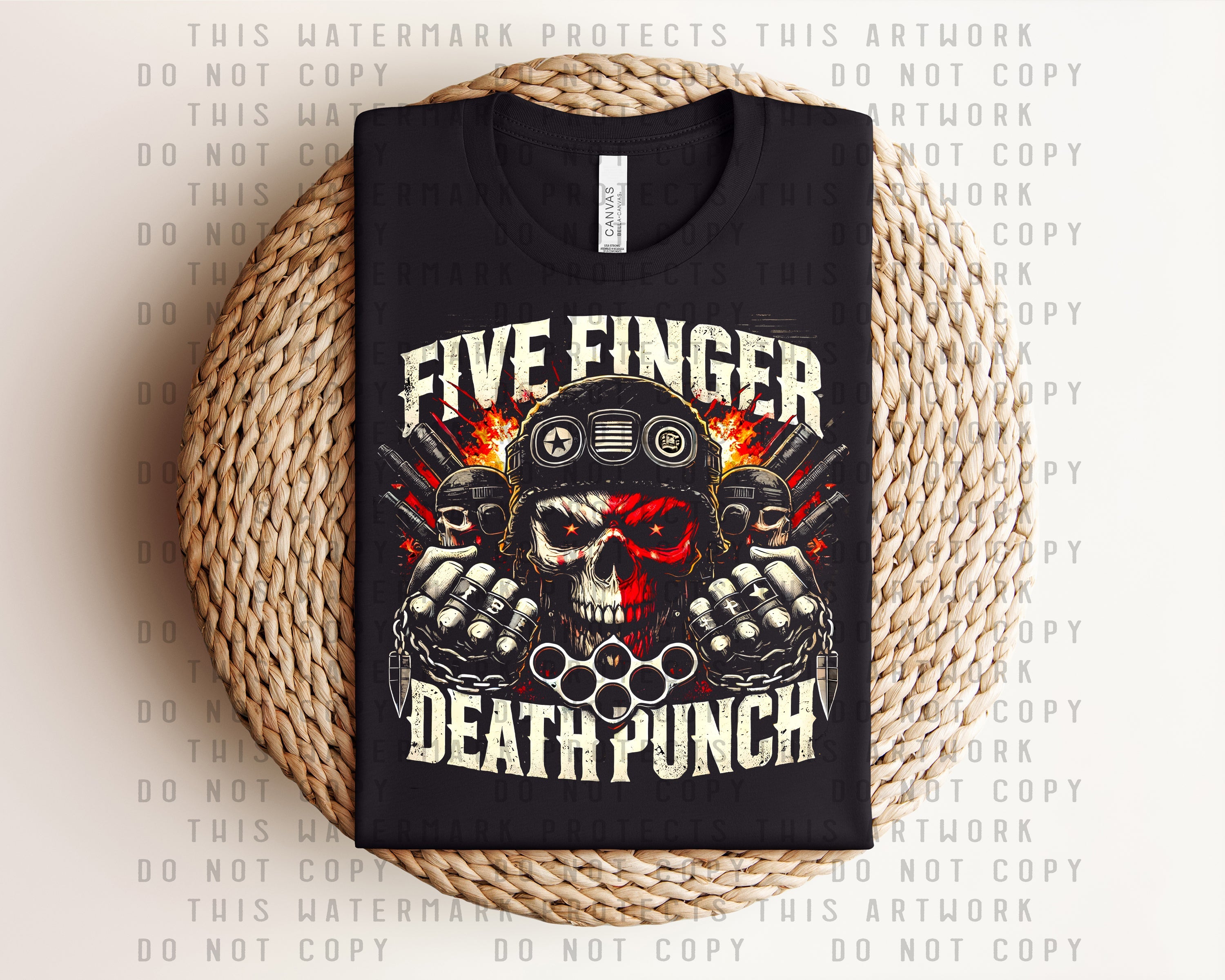 Five Finger Death Punch Concert Graphic Tee