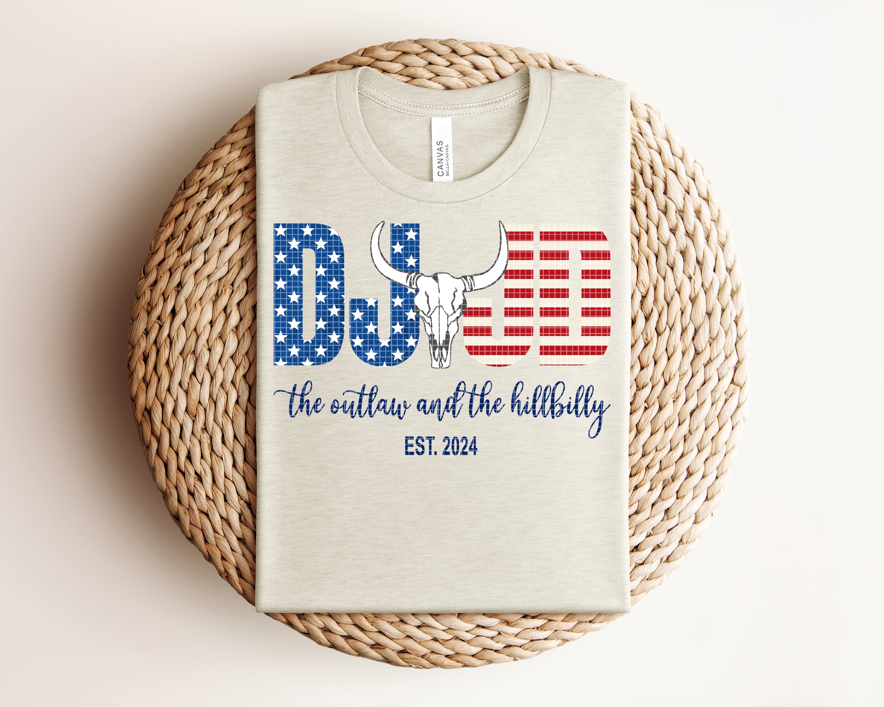 DJ JD The Outlaw and the Hillbilly Graphic Tee