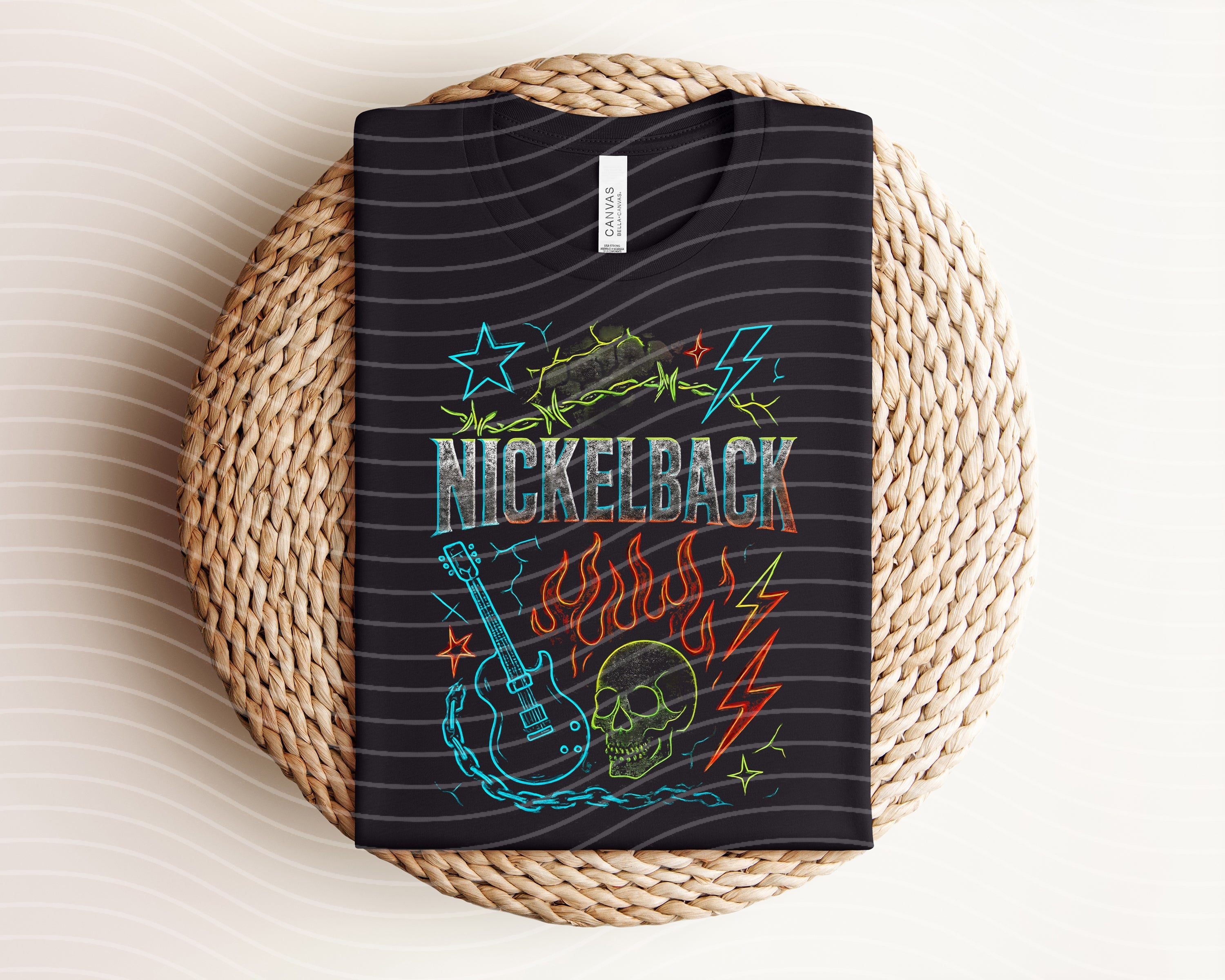 Nickelback Neon Graphic Tee