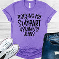 Rocking My Side Part and Skinny Jeans Graphic Tee