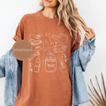 Esthetician Doodle Icons Graphic Tee