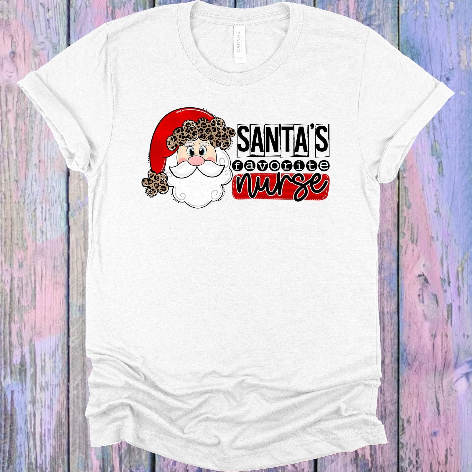 Santa's Favorite Nurse Graphic Tee