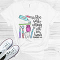 She Works Willingly with Her Hands - Dentist Graphic Tee