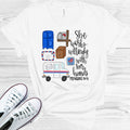She Works Willingly with Her Hands - Postal Worker Graphic Tee