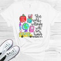 She Works Willingly with Her Hands - Teacher Graphic Tee