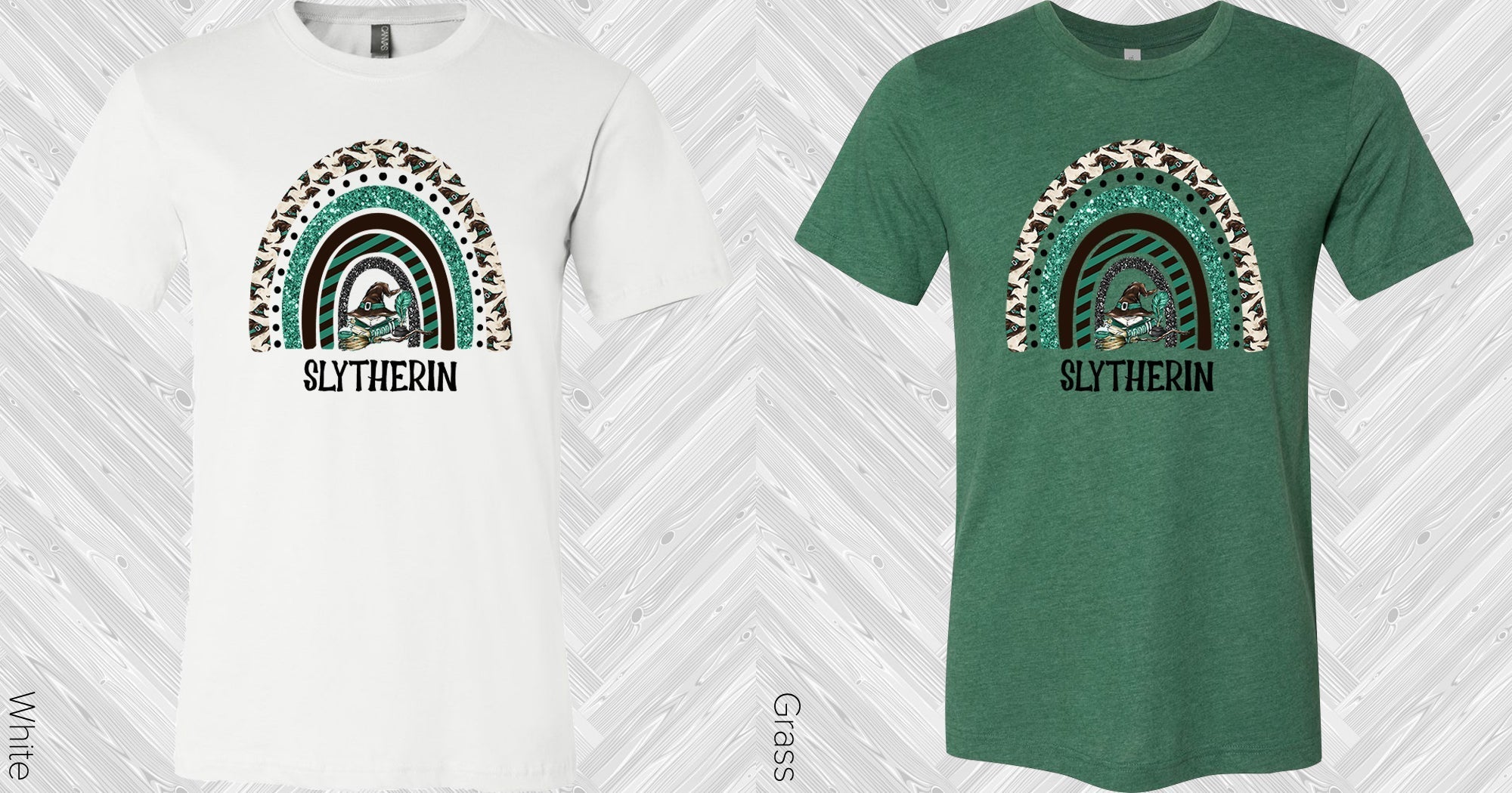 Slytherin Rainbow Graphic Tee