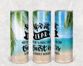 Spirit Lead Me Where My Trust is Without Borders 20 oz Skinny Tumbler