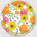 Car Coaster Set - Spring Floral