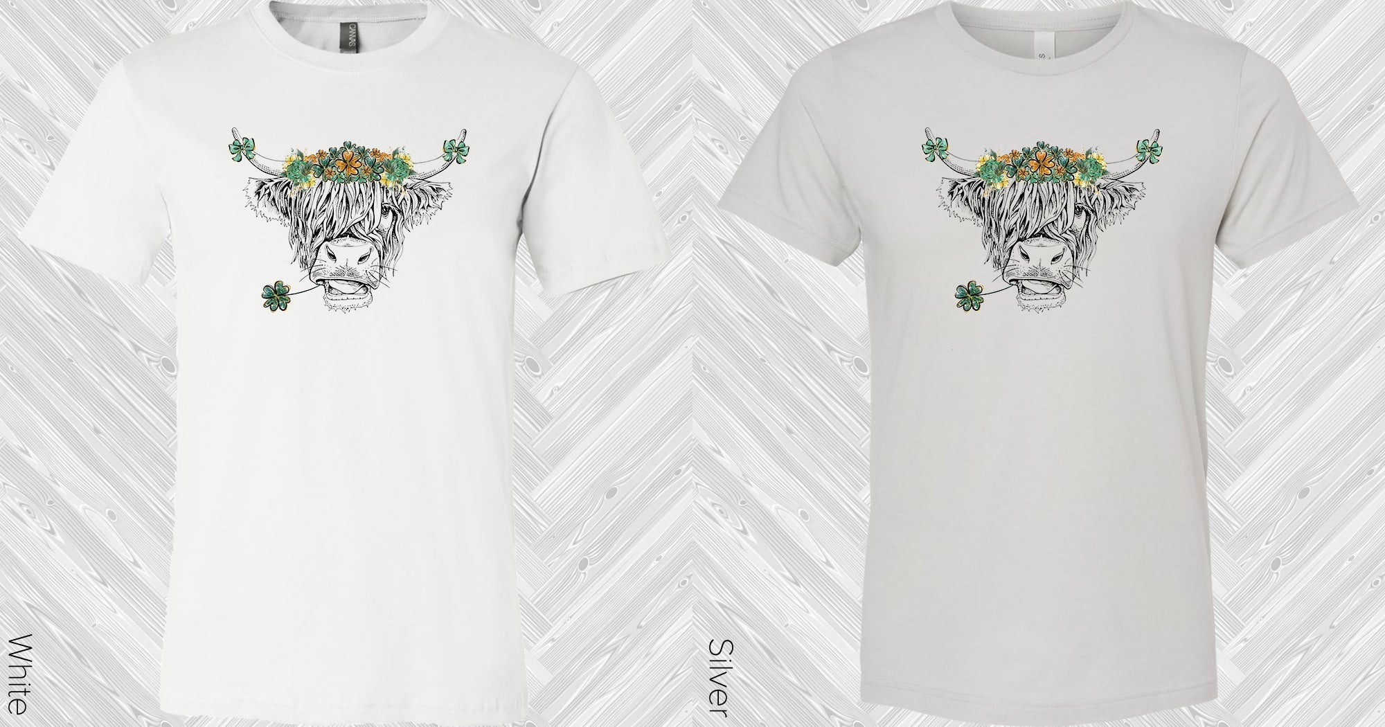 St Patricks Day Cow Graphic Tee