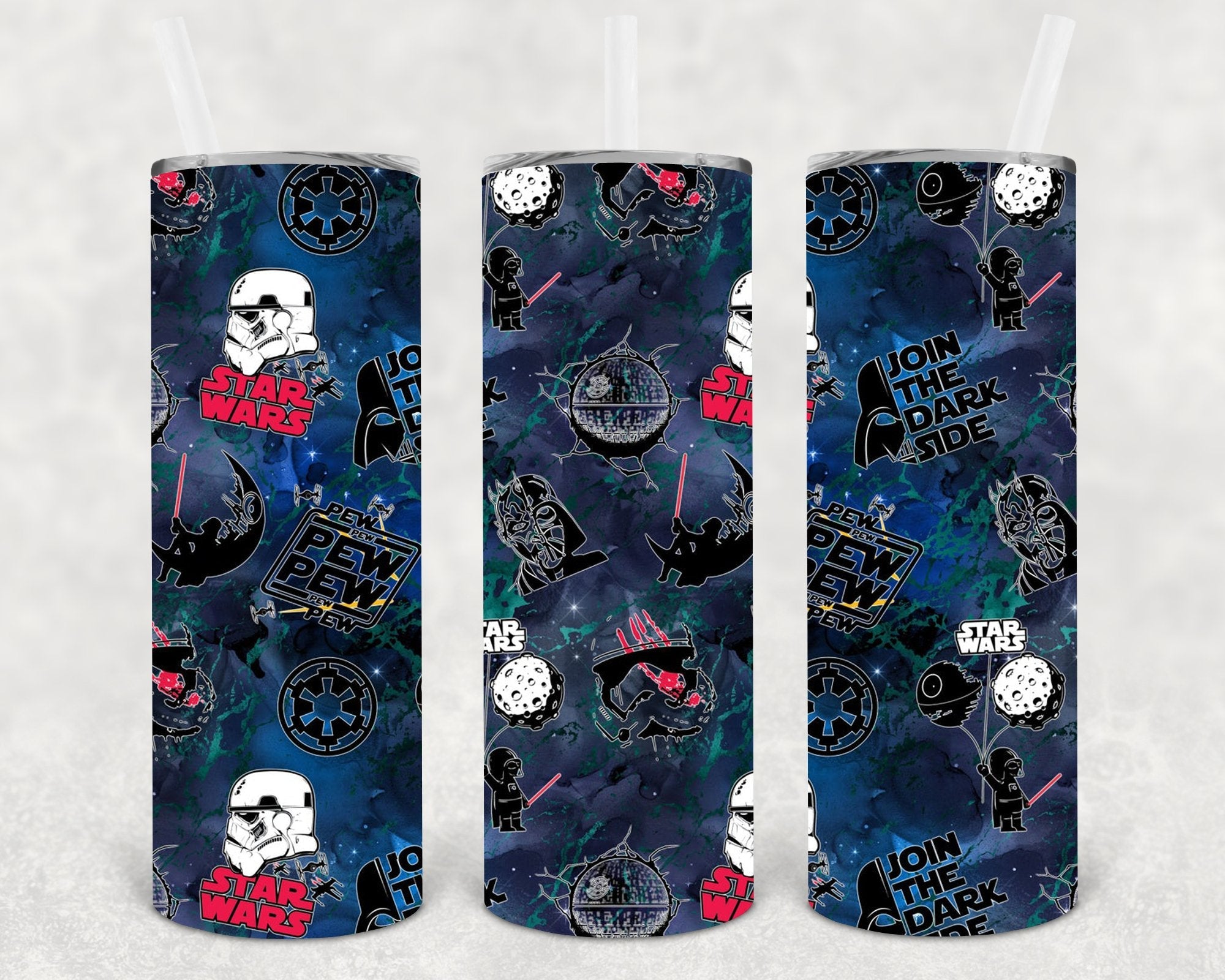 SW Dark Side 20 oz Skinny Tumbler