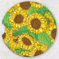 Car Coaster Set - Sunflowers