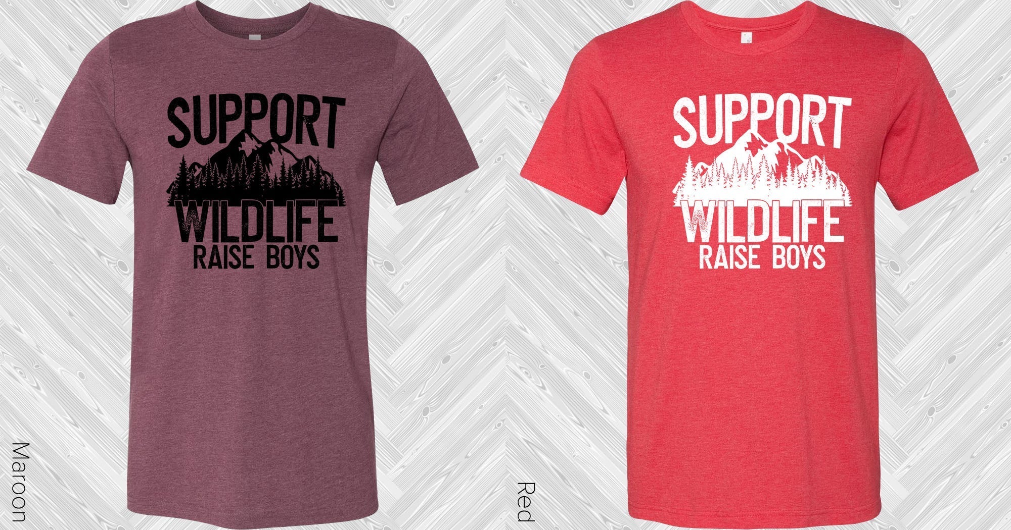 Support Wildlife Raise Boys Graphic Tee