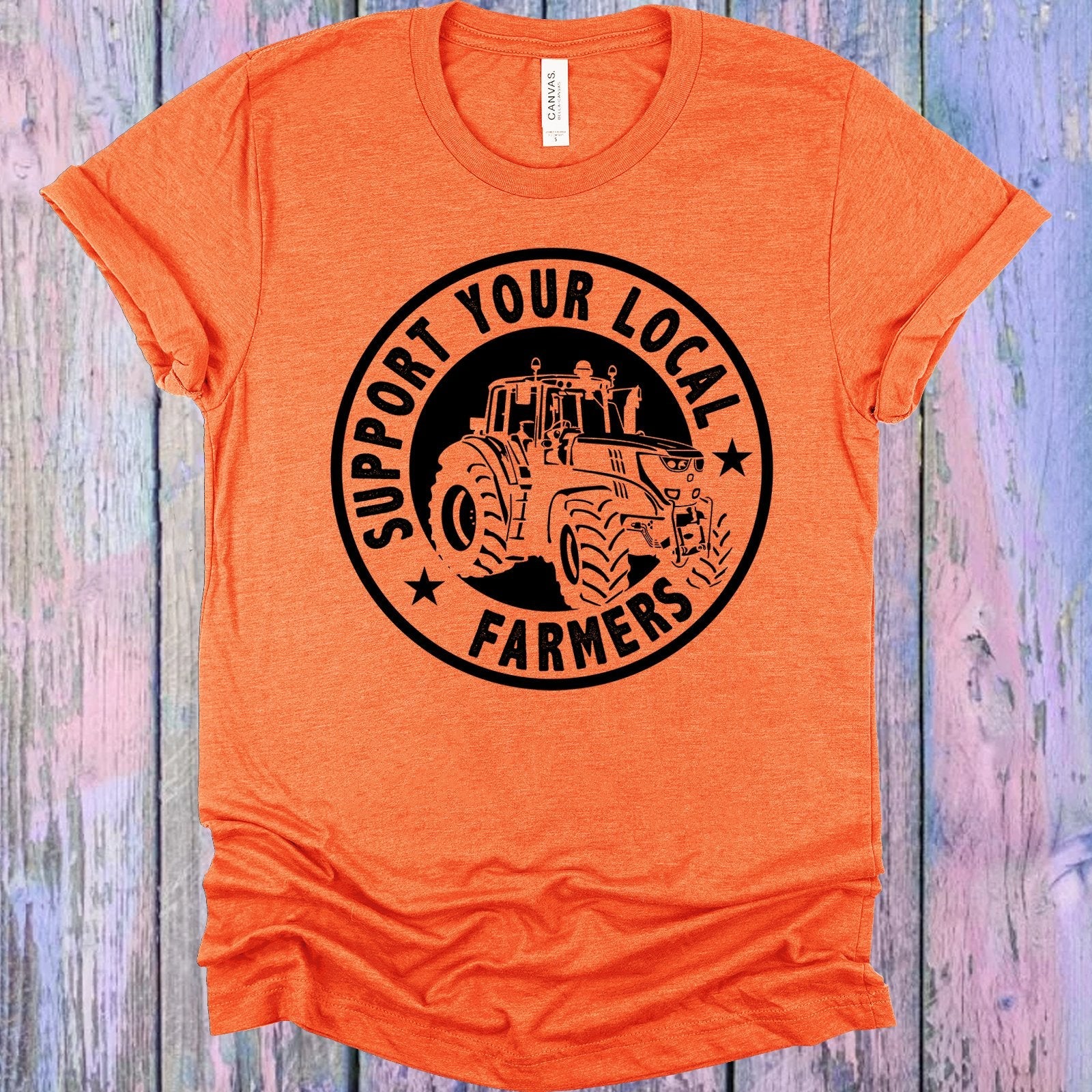 Support Your Local Farmers Graphic Tee