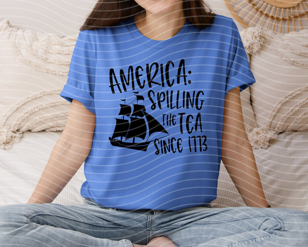 America Spilling the Tea Since 1773 Graphic Tee