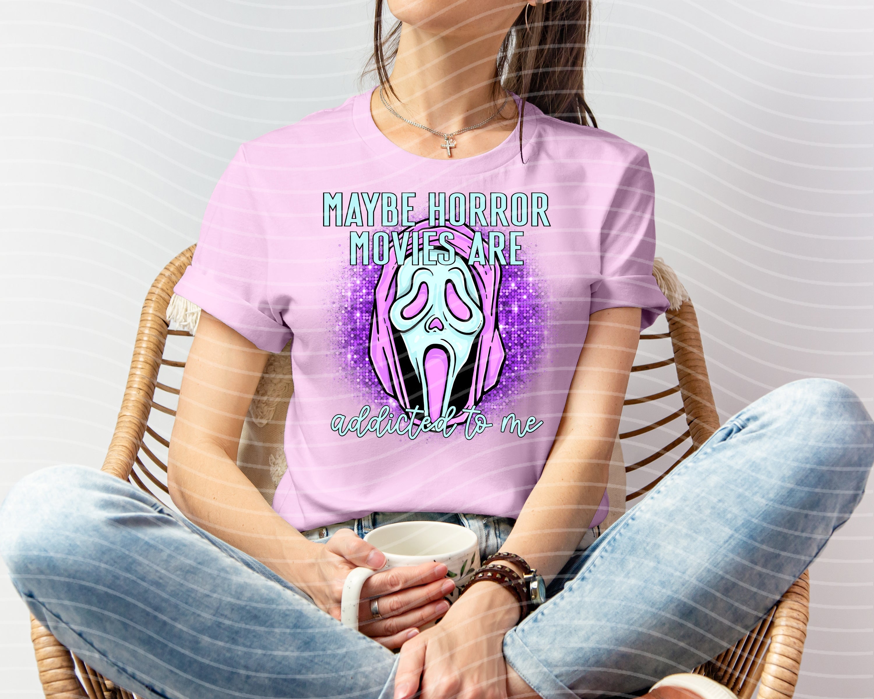 Maybe Horror Movies are Addicted to Me Graphic Tee