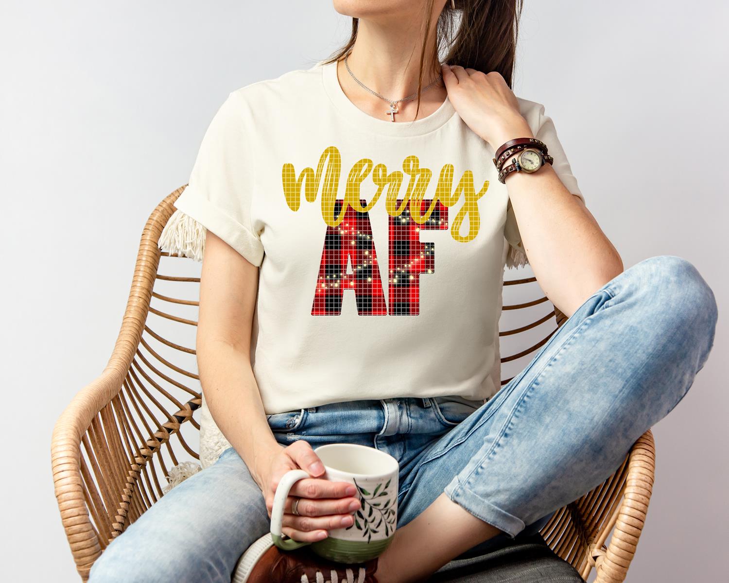 Merry AF Graphic Tee