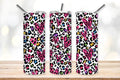 Leopard Hearts 20 oz Skinny Tumbler