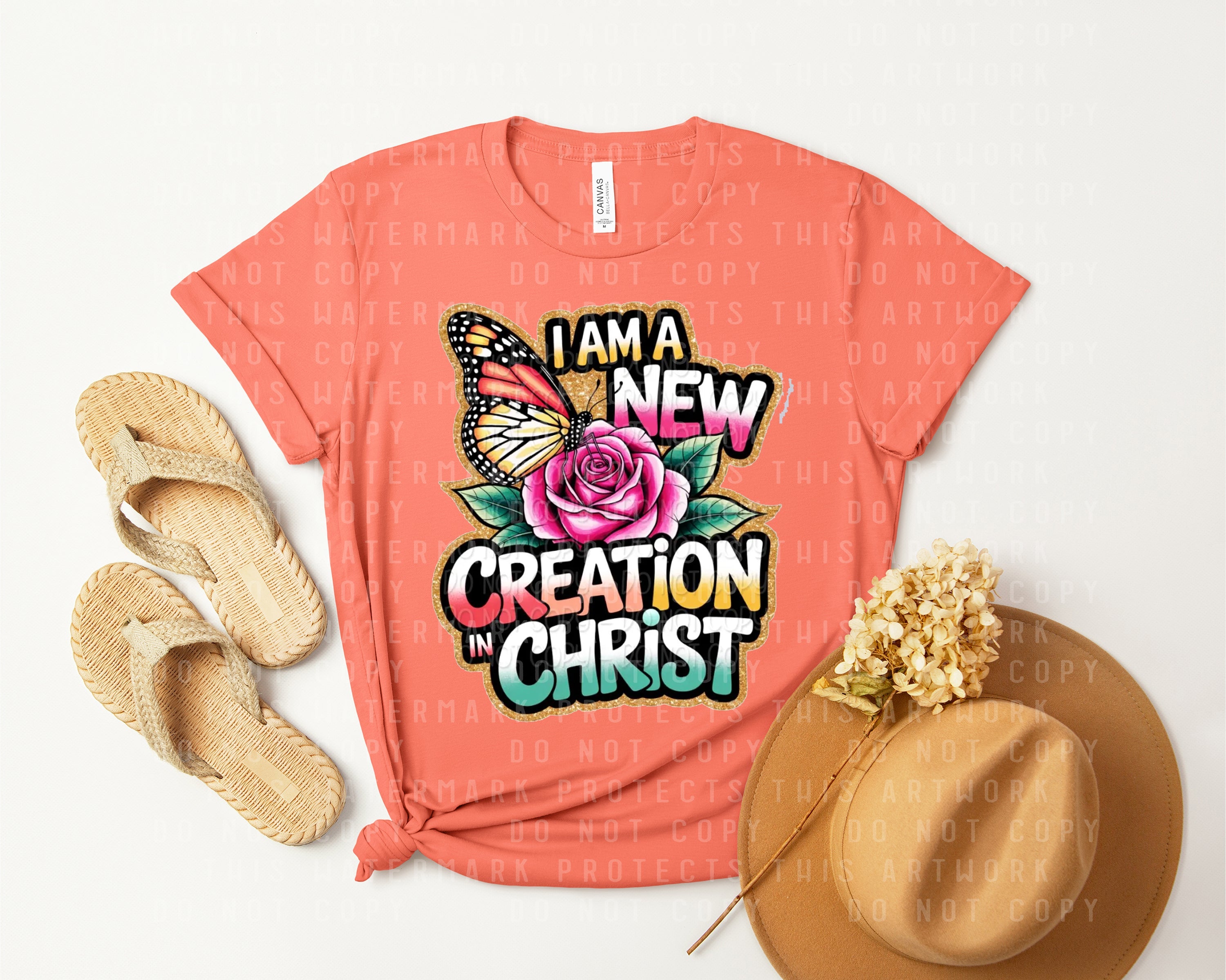 I am a New Creation in Christ Graphic Tee
