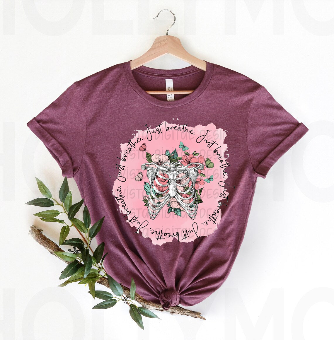 Just Breathe Graphic Tee