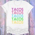Tacos Rainbow Graphic Tee