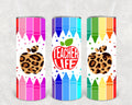 Teacher Life 20 oz Skinny Tumbler