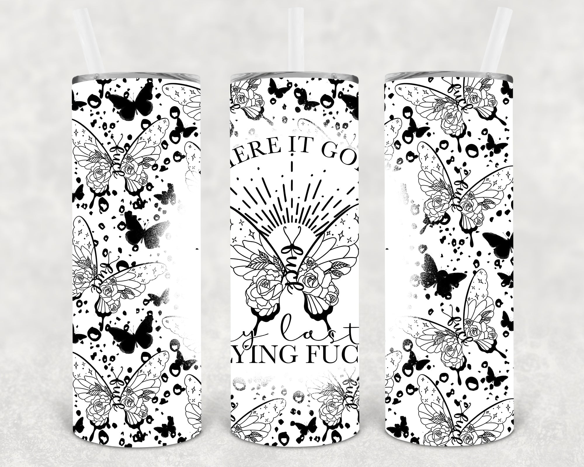 There it Goes 20 oz Skinny Tumbler