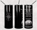 To My Husband 20 oz Skinny Tumbler