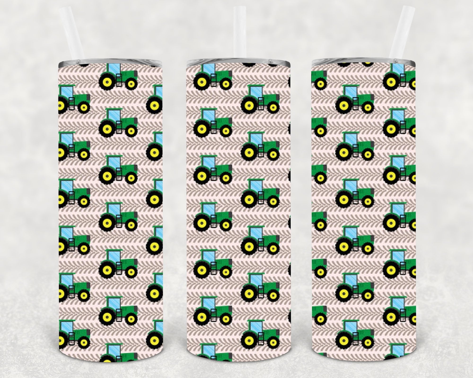 Tractors 20 oz Skinny Tumbler