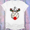 Volleyball Reindeer Graphic Tee