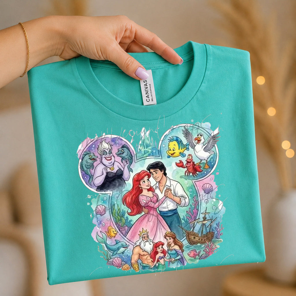Ariel and Eric Graphic Tee