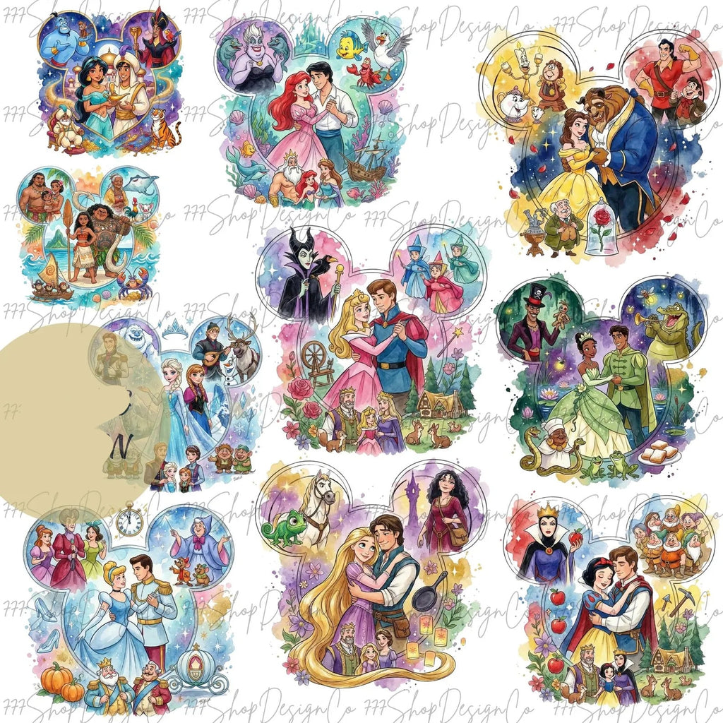 Jasmine and Aladdin Graphic Tee