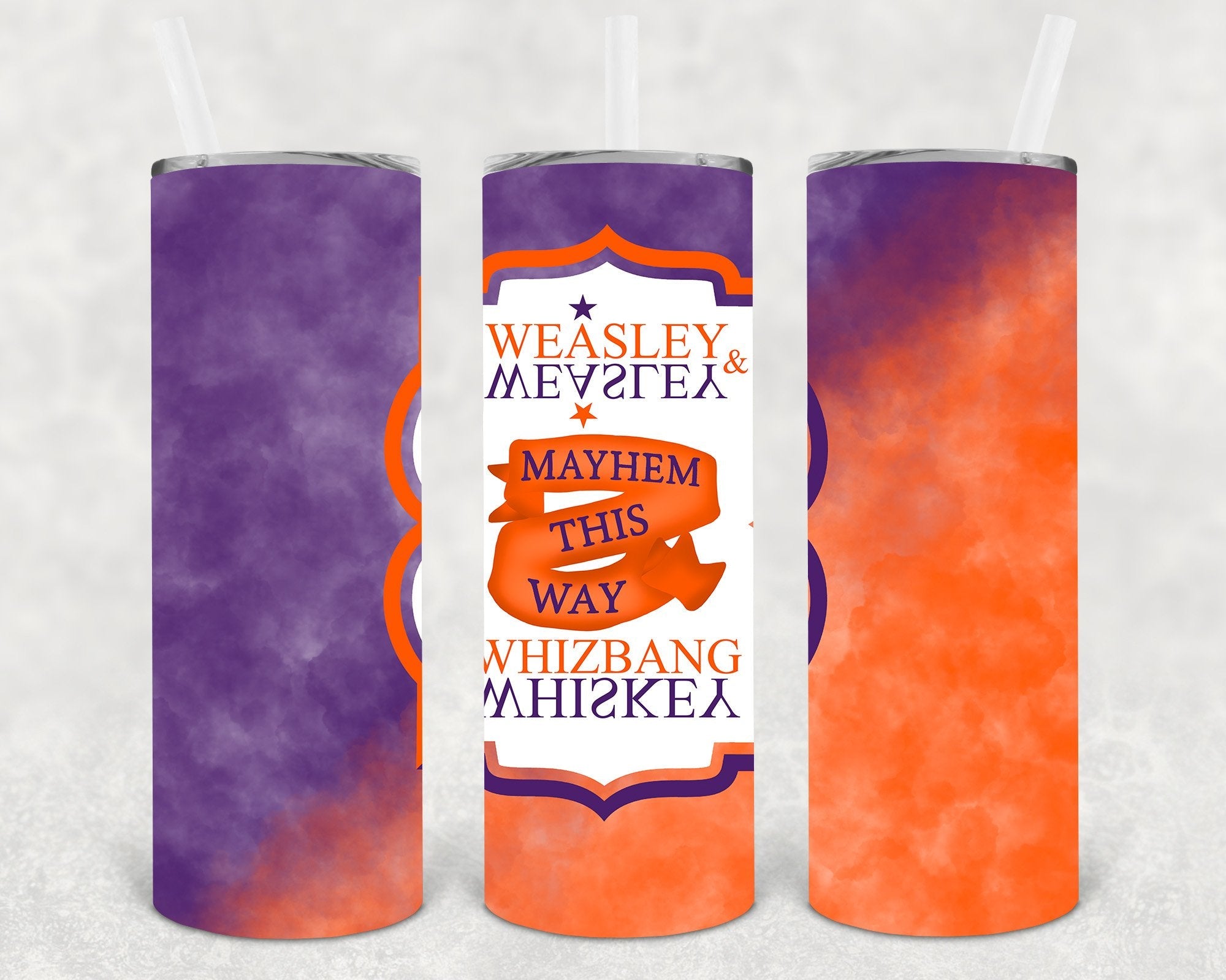 Weasley & Weasley Whizbang Whiskey 20 oz Skinny Tumbler