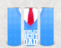 World's Best Dad 20 oz Skinny Tumbler