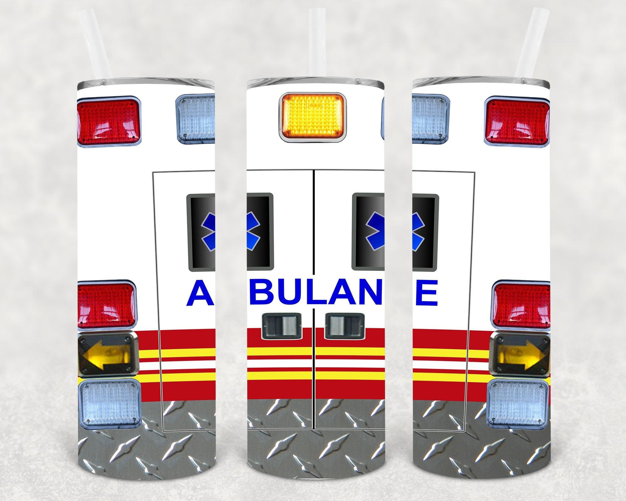 Ambulance 20 oz Skinny Tumbler