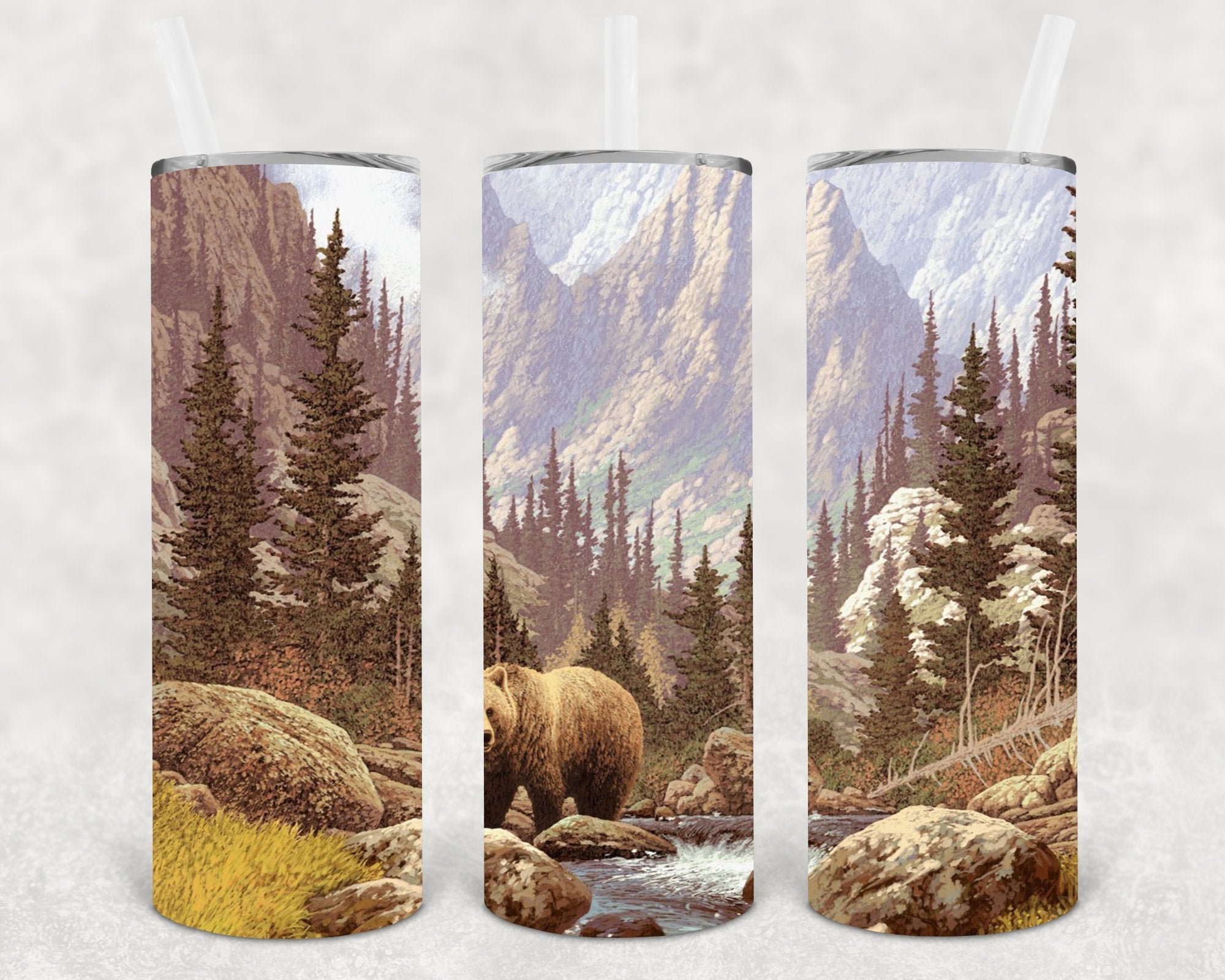 Bear 20 oz Skinny Tumbler