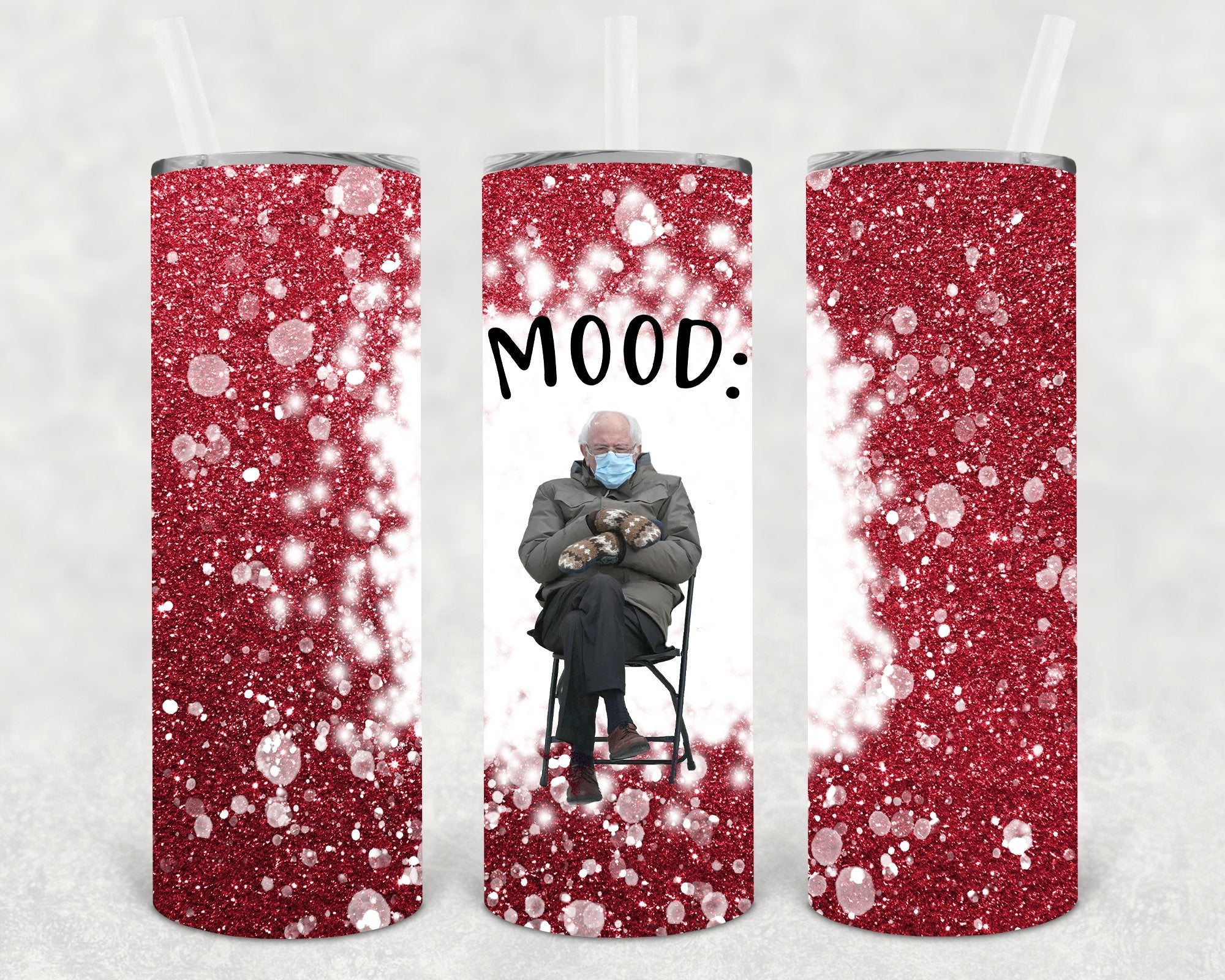 Mood: Bernie 20 oz Skinny Tumbler